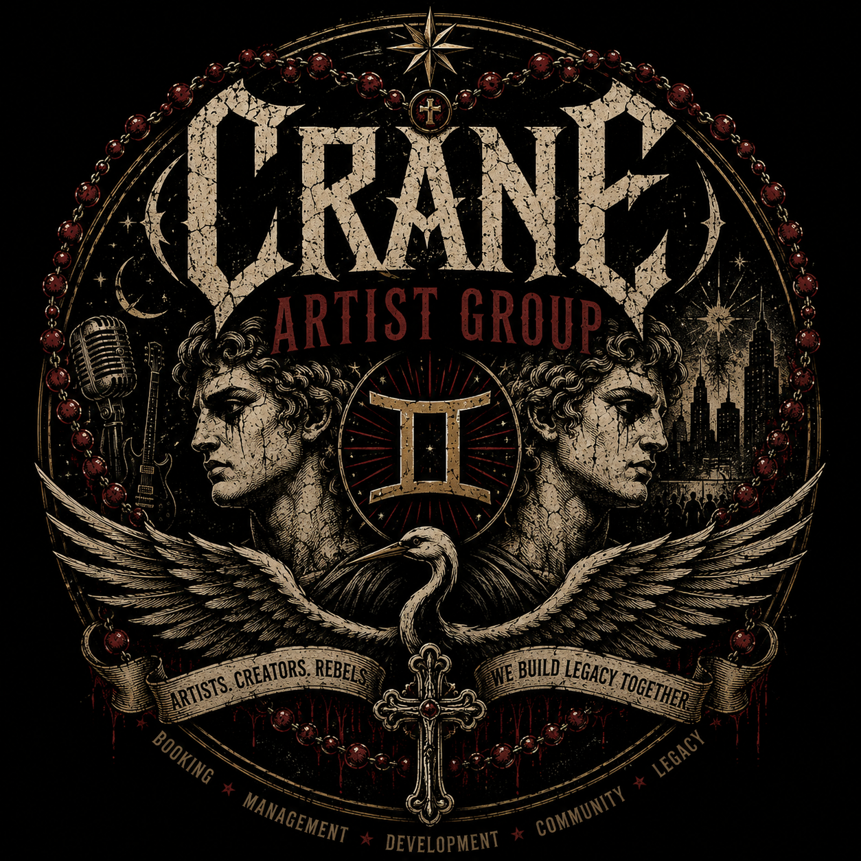 Crane Artist Group crest logo