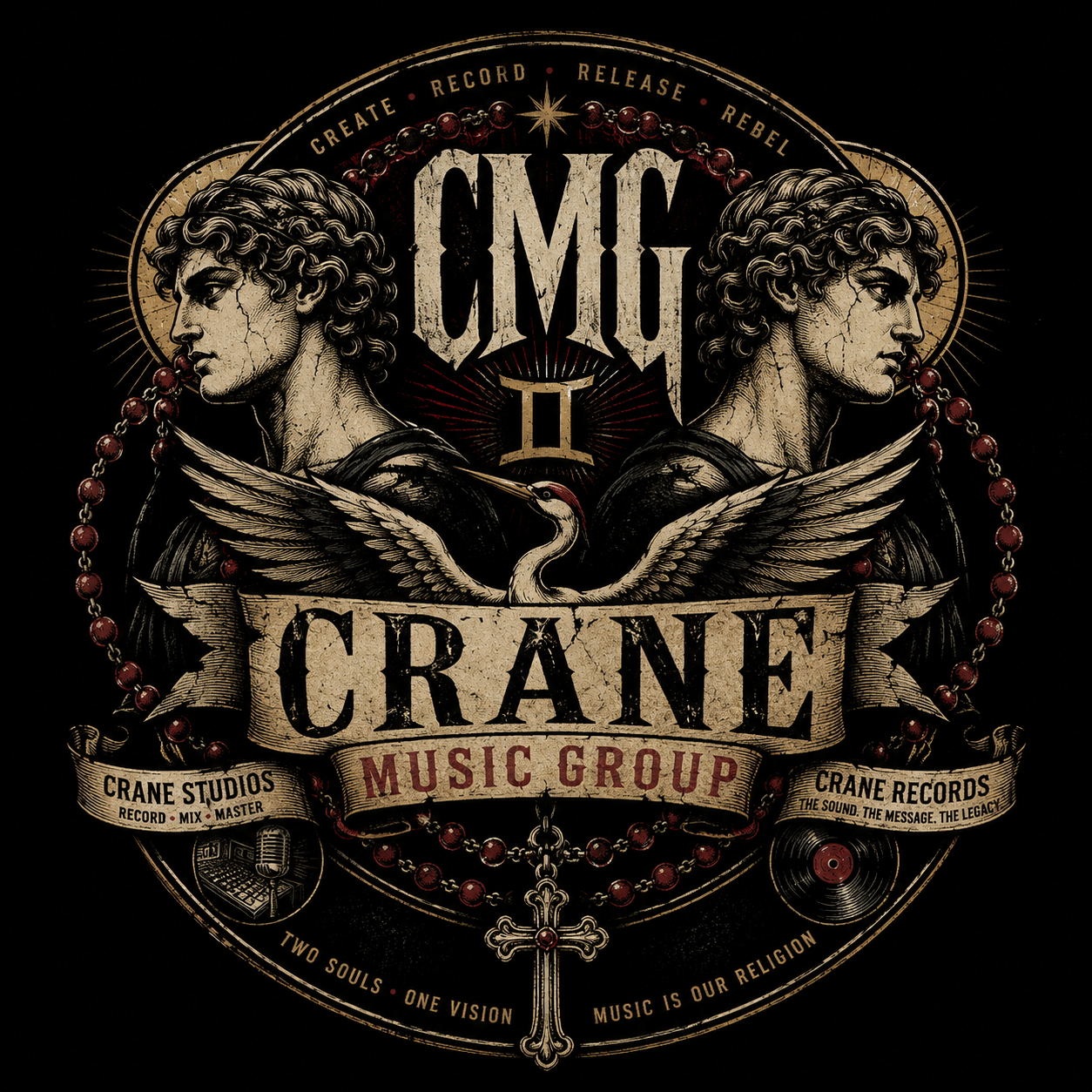 Crane Music Group crest logo