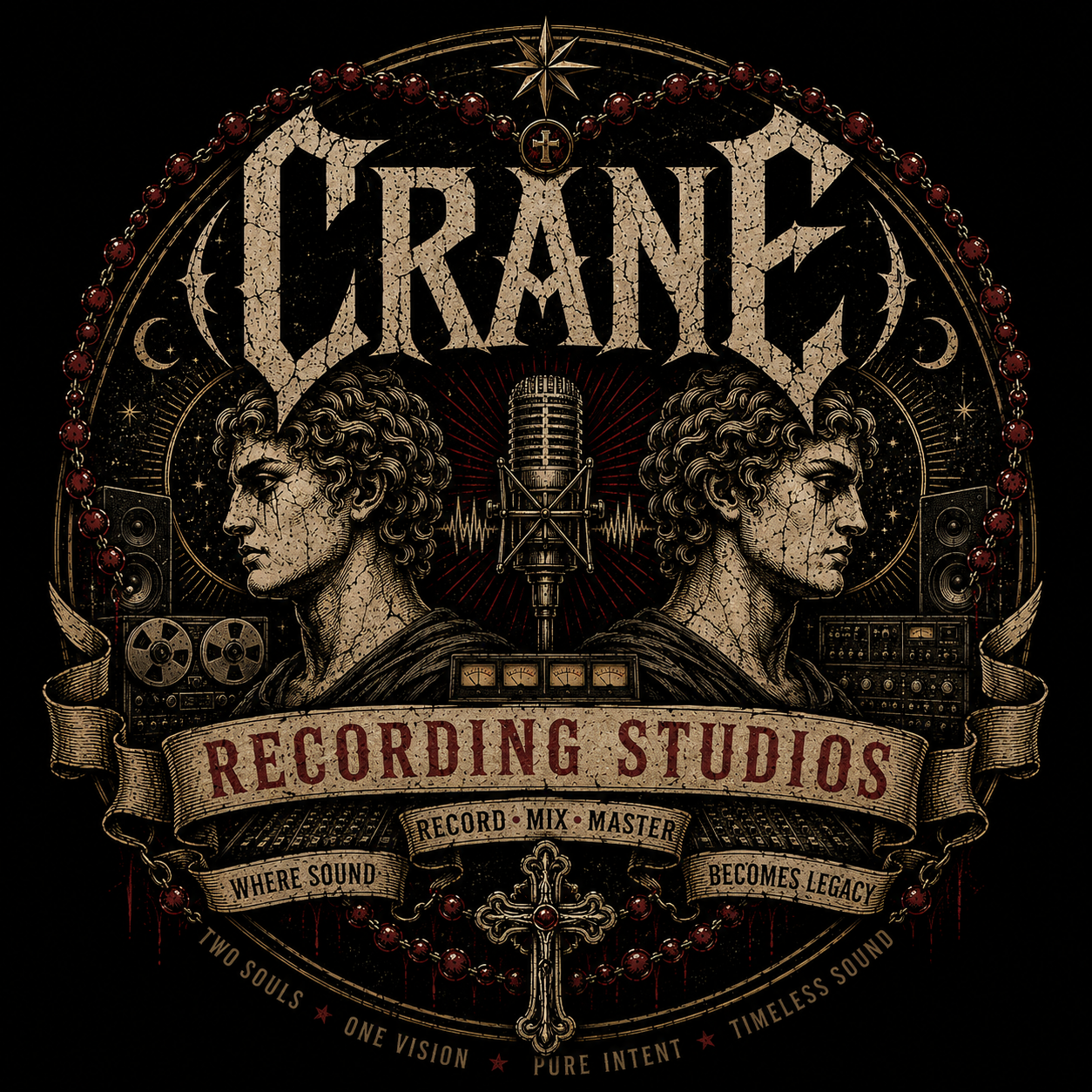 Crane Recording Studios crest logo